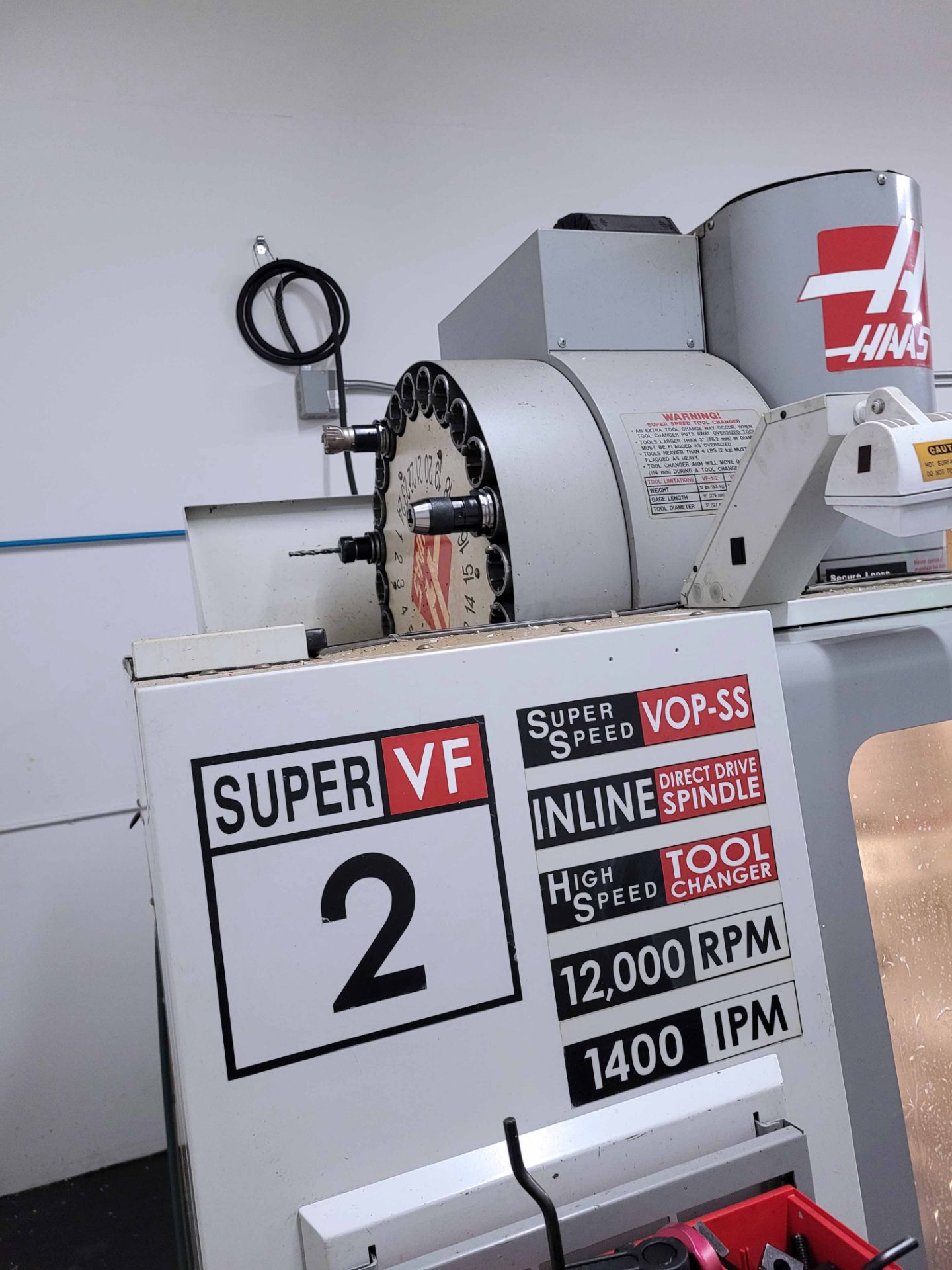 Haas VF2SS Vertical Machining Center (2005) - Image 9 of 10