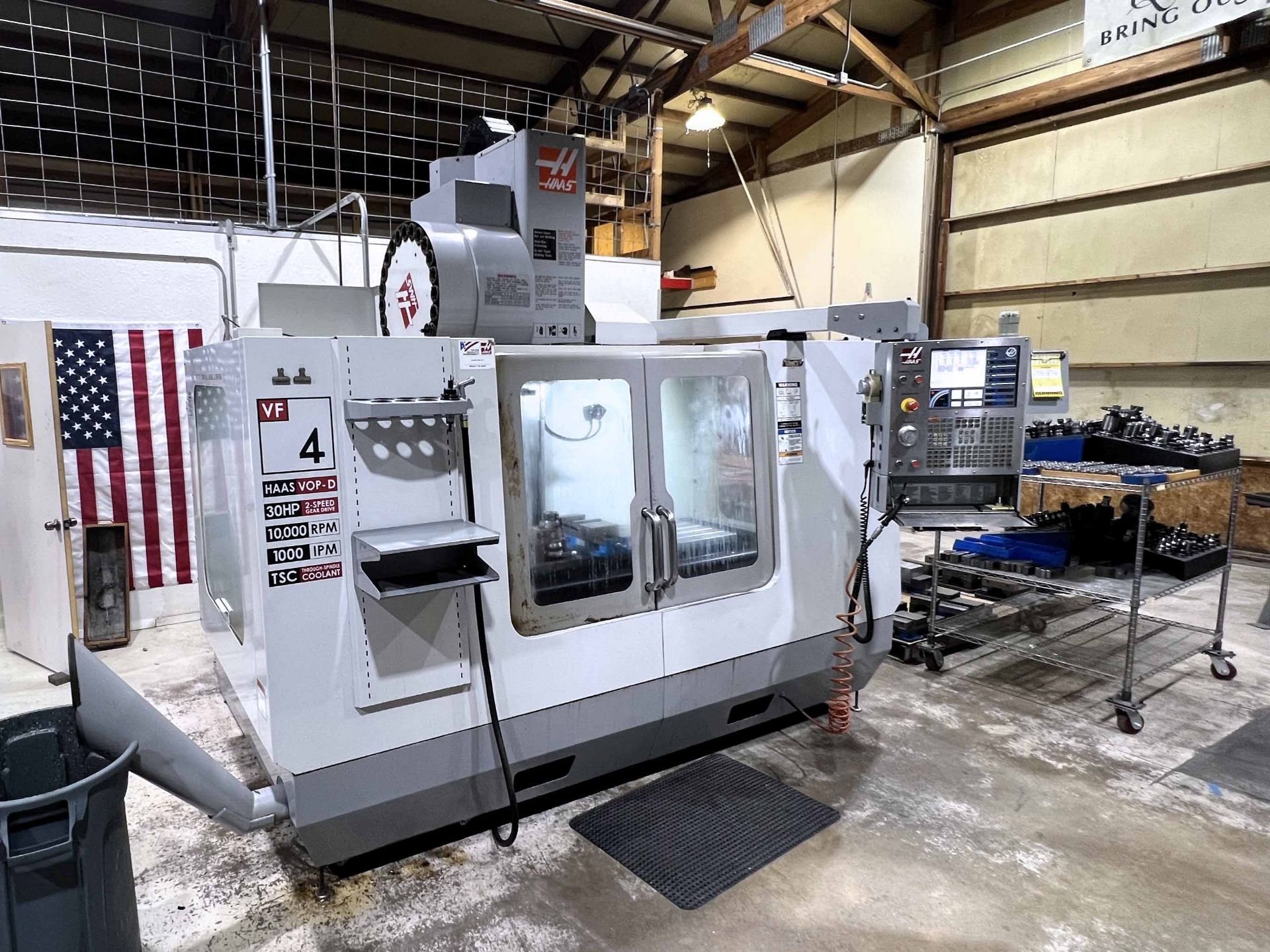 Haas VF-4B Vertical Machining Center (2007) - Image 8 of 10