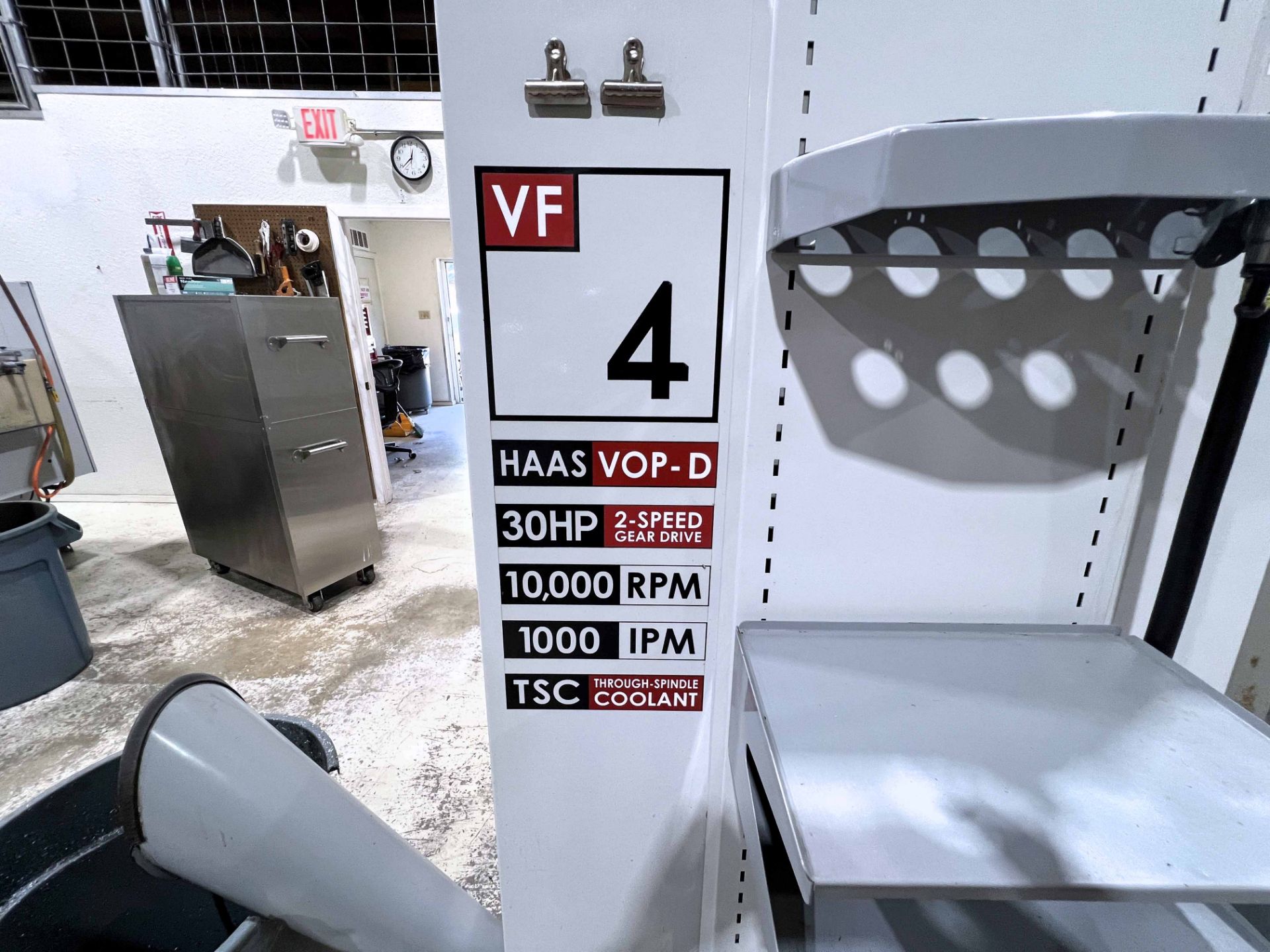 Haas VF-4B Vertical Machining Center (2007) - Image 9 of 10
