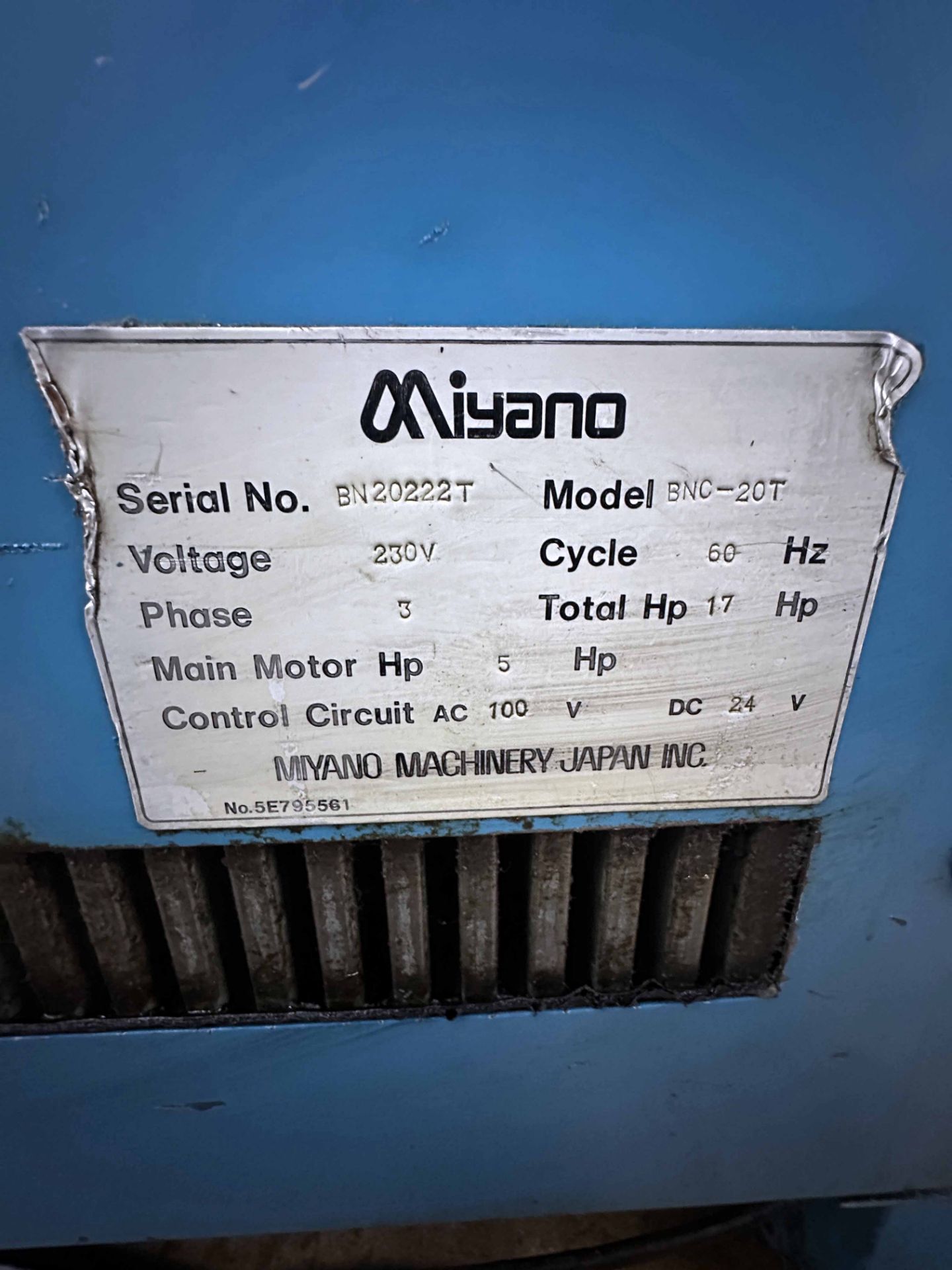 Miyano BNC-20T CNC Lathe - Image 11 of 12