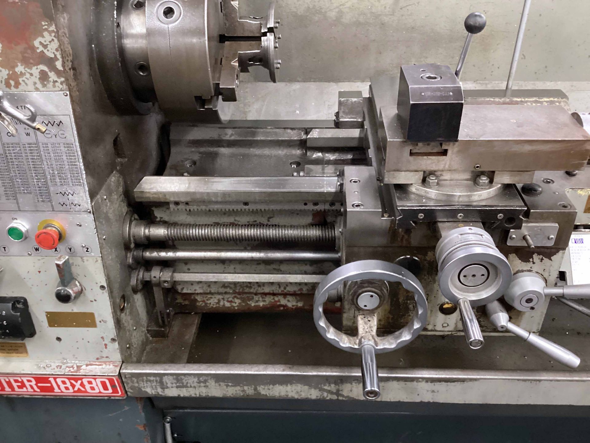 American Turnmaster Geared Engine Lathe 18x80 - Image 3 of 5