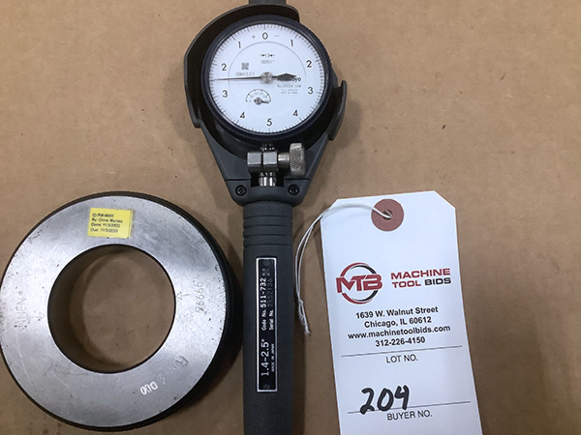 Dial Bore and Ring Gage Set - Image 2 of 2