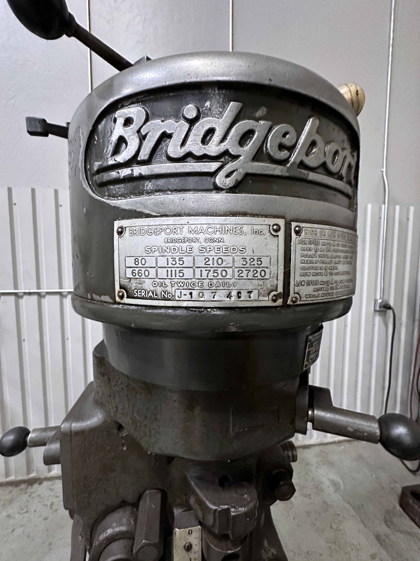 Bridgeport JNC Manual Mill - Image 6 of 7