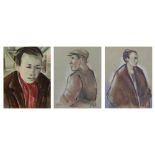 Marcel COCKX (1930-2007), 3 watercolour paintings, signed