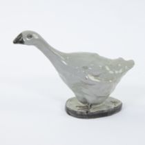 Domien INGELS (1881-1946), duck in glazed terracotta, stamped and signed