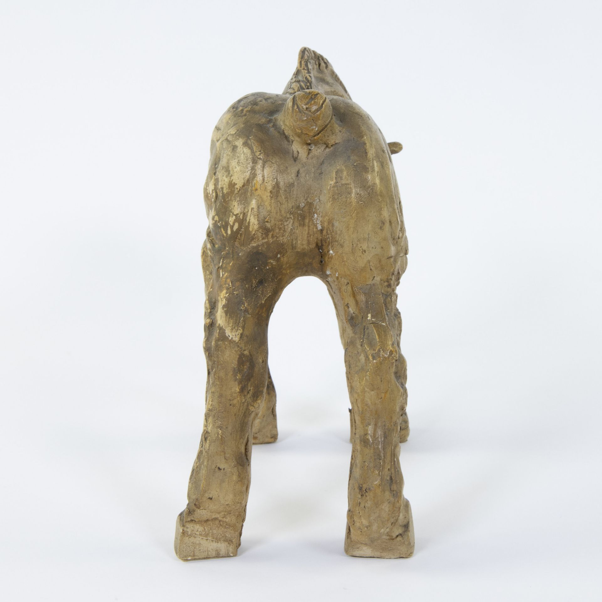 Domien INGELS (1881-1946), terracotta horse, unique specimen - Image 3 of 5