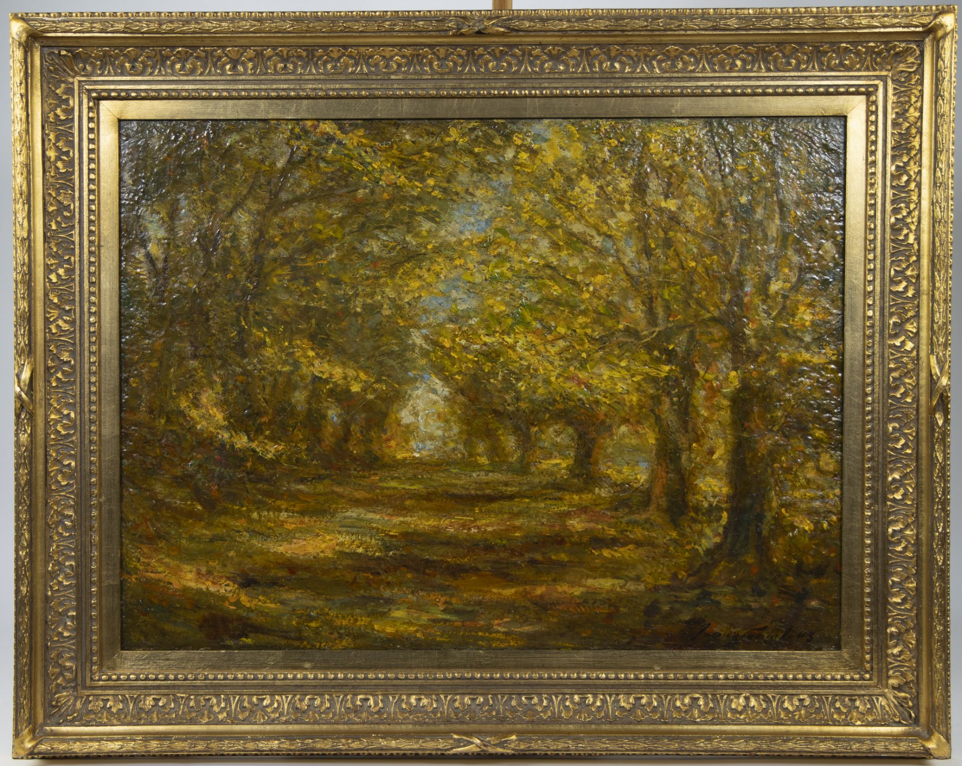 Franz COURTENS (1854-1943), oil on canvas Forest, signed - Image 2 of 4
