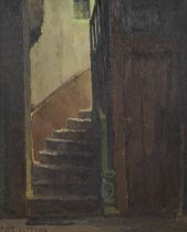 Piet LIPPENS (1890-1981), oil on canvas The old inn 'The Yskelder' in Ketelvest, 1960, signed