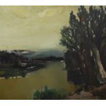 Albert SAVERYS (1886-1964), oil on canvas Leiezicht, signed