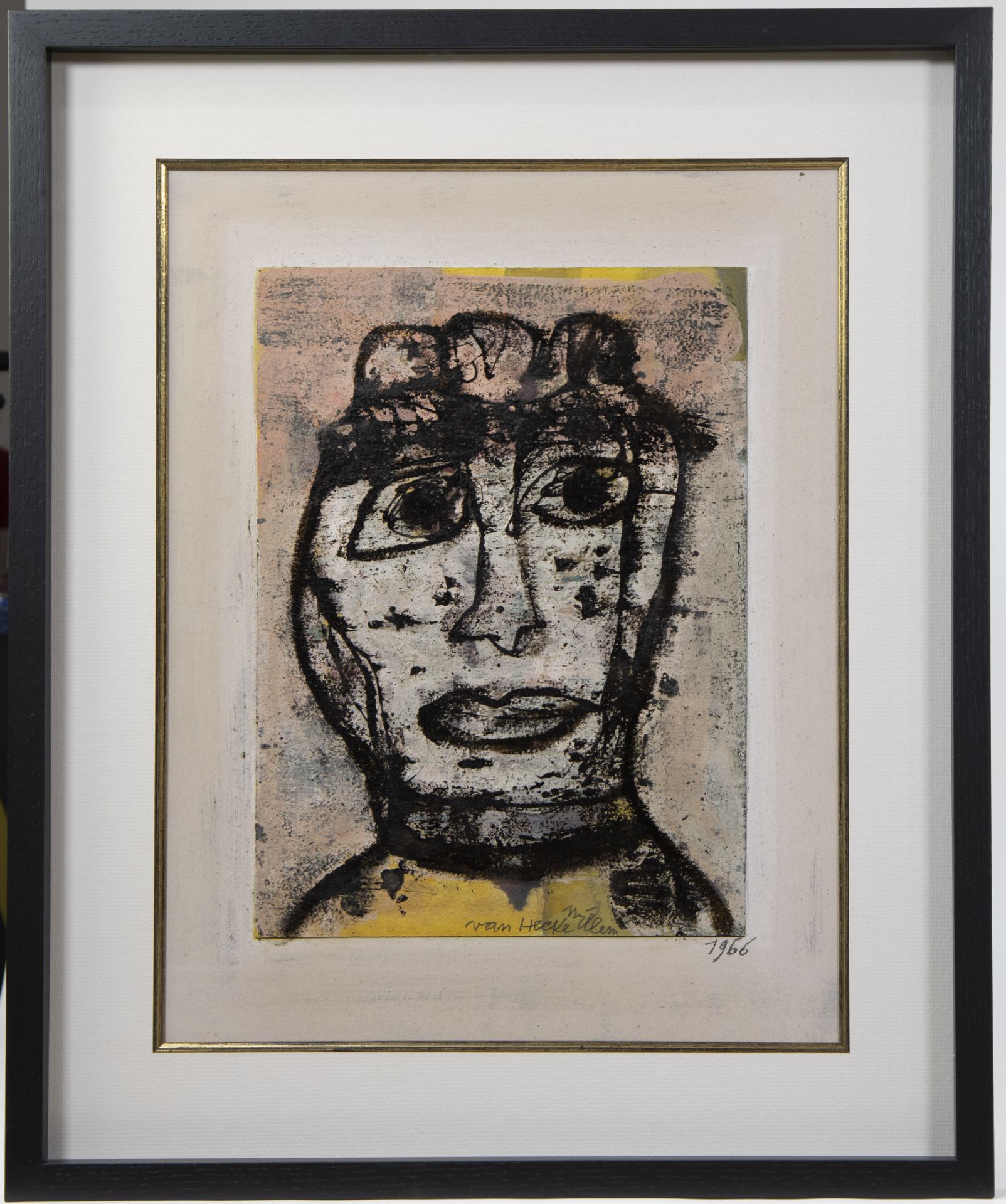 Willem VAN HECKE (1893-1976), oil on board Figure, signed and dated 1966 - Image 2 of 4