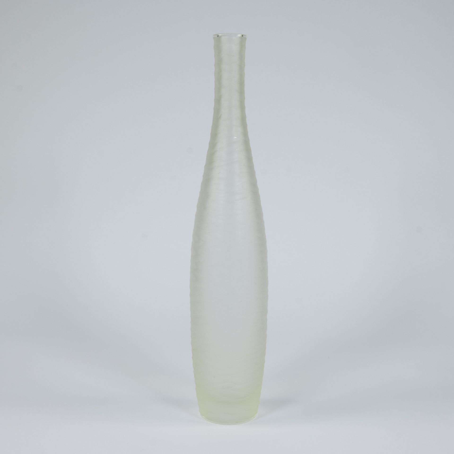 Alfredo BARBINI (1912-2007), Battuto vase in Murano glass, marked - Image 4 of 5