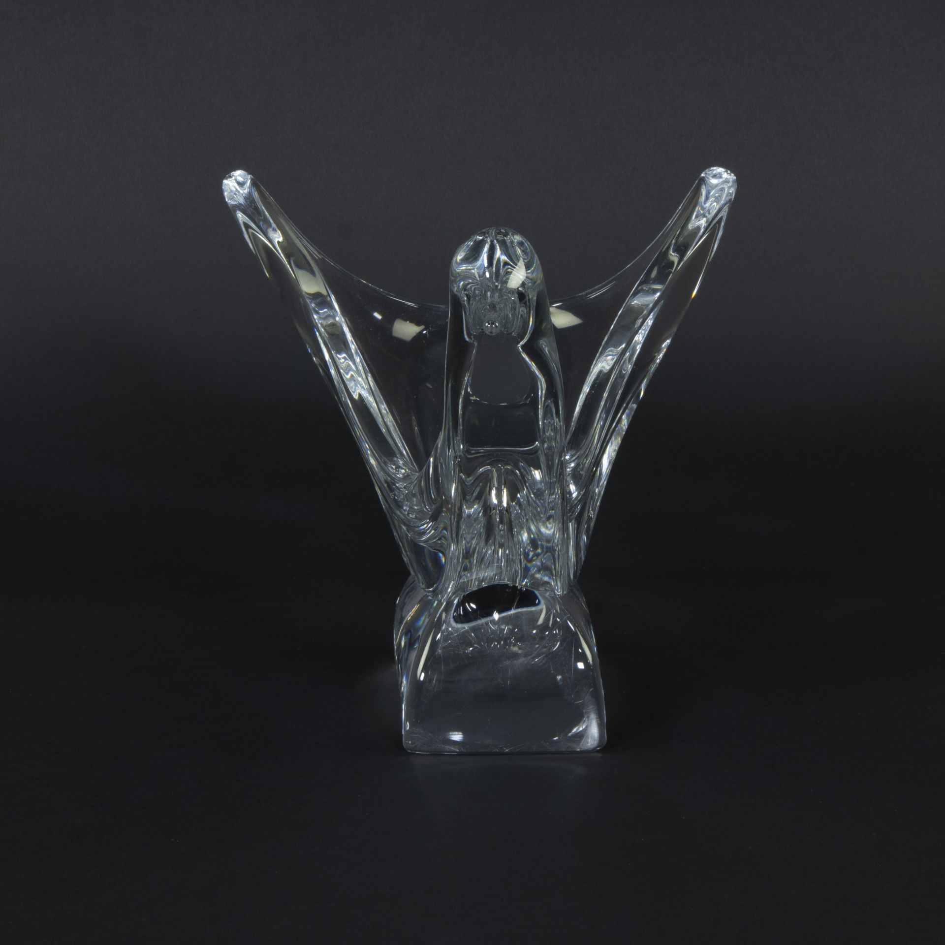 Bird in crystal by Daum Nancy, signed - Bild 2 aus 5