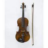 German 4/4 violin with bow