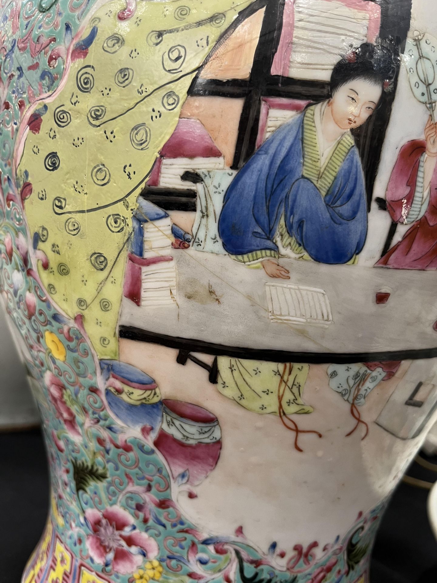 Chinese famille rose vase, 19th century - Image 13 of 15