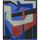 Georges COLLIGNON (1923-2002), gouache Composition, signed