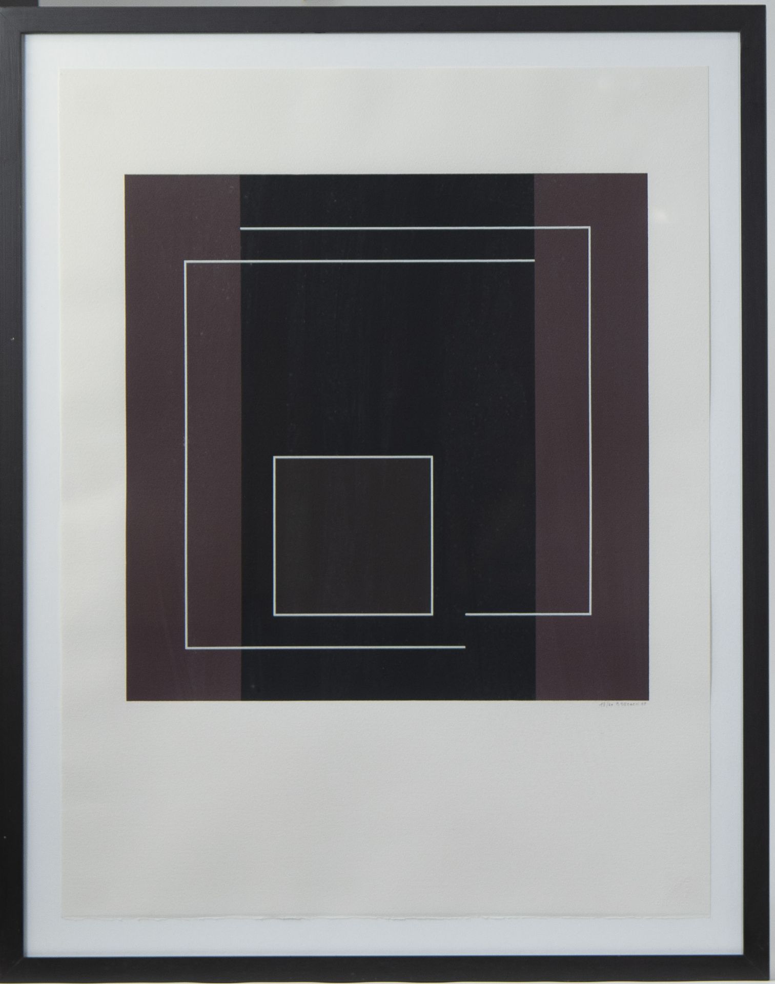 Gilbert DECOCK (1928-2007), colour lithograph Composition, numbered 13/60, signed and dated '99 - Bild 2 aus 3