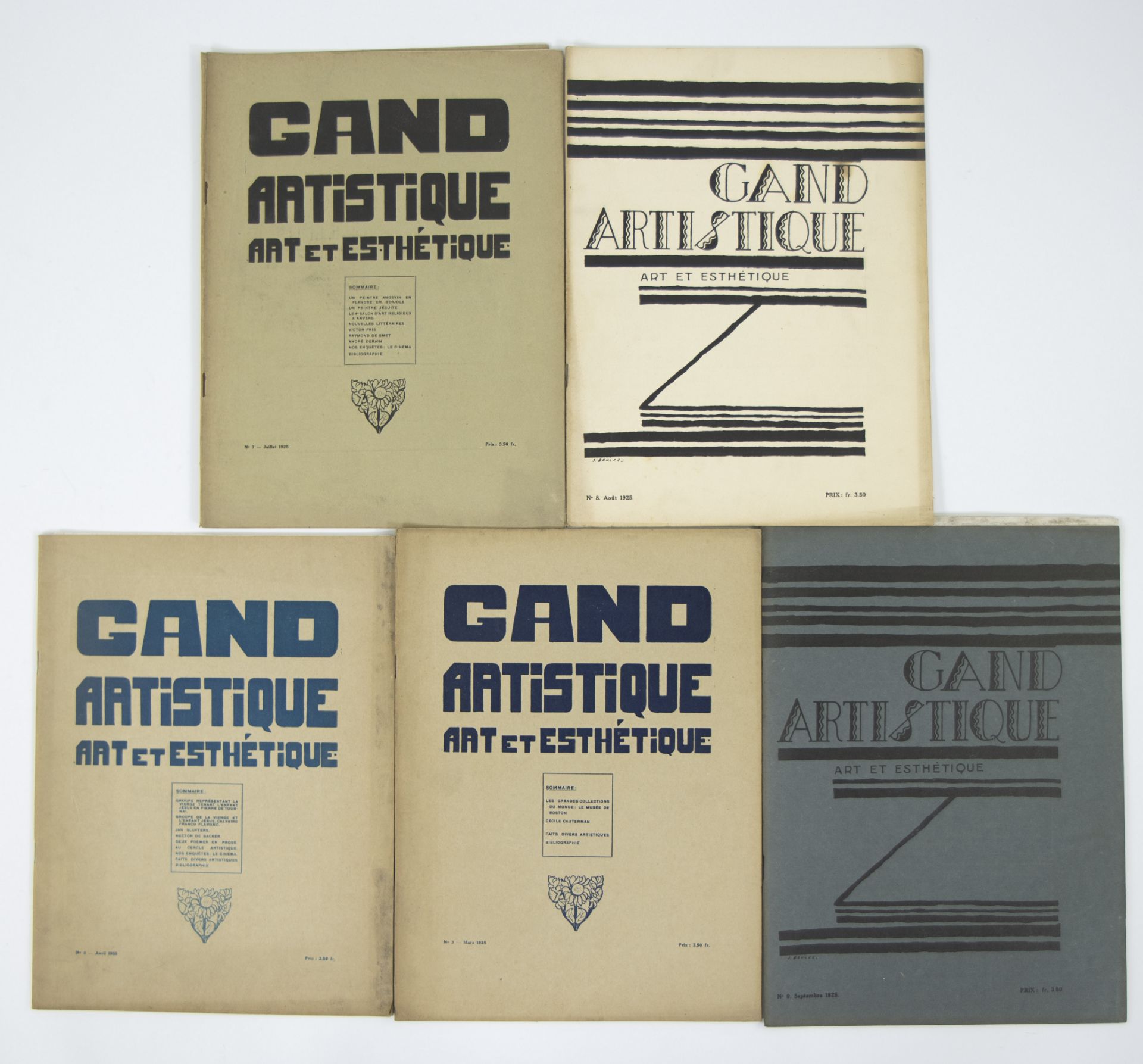 Art magazine GAND ARTISTIQUE volume 1925 (11 volumes) - Bild 3 aus 3