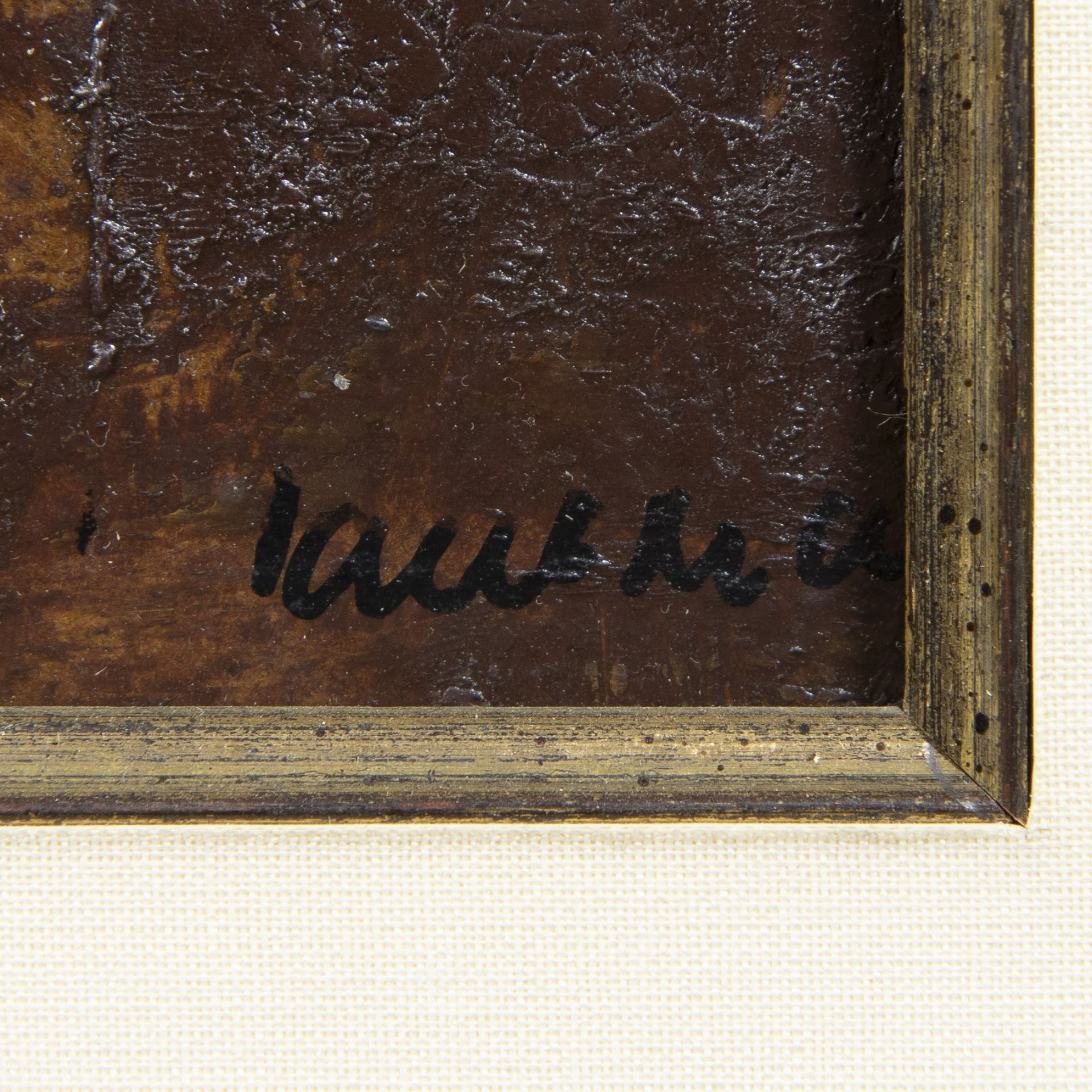Alex WAUTERS (1899-1965), oil on cardboard Sitting nude, signed - Bild 3 aus 3