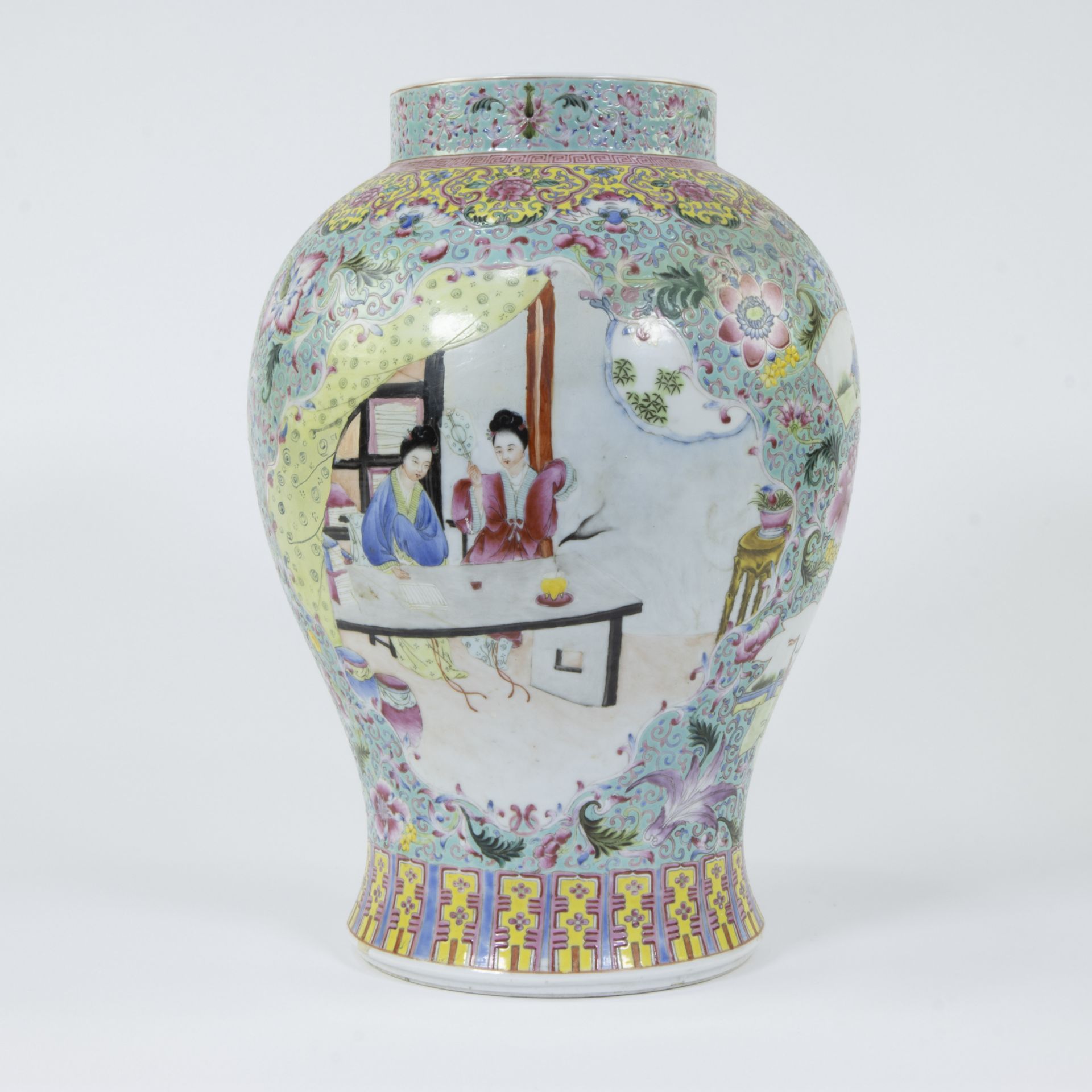 Chinese famille rose vase, 19th century - Image 3 of 15
