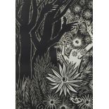 Frans MASEREEL (1889-1972), woodcut Dans la forêt, signed, numbered 18/25 and dated 1960