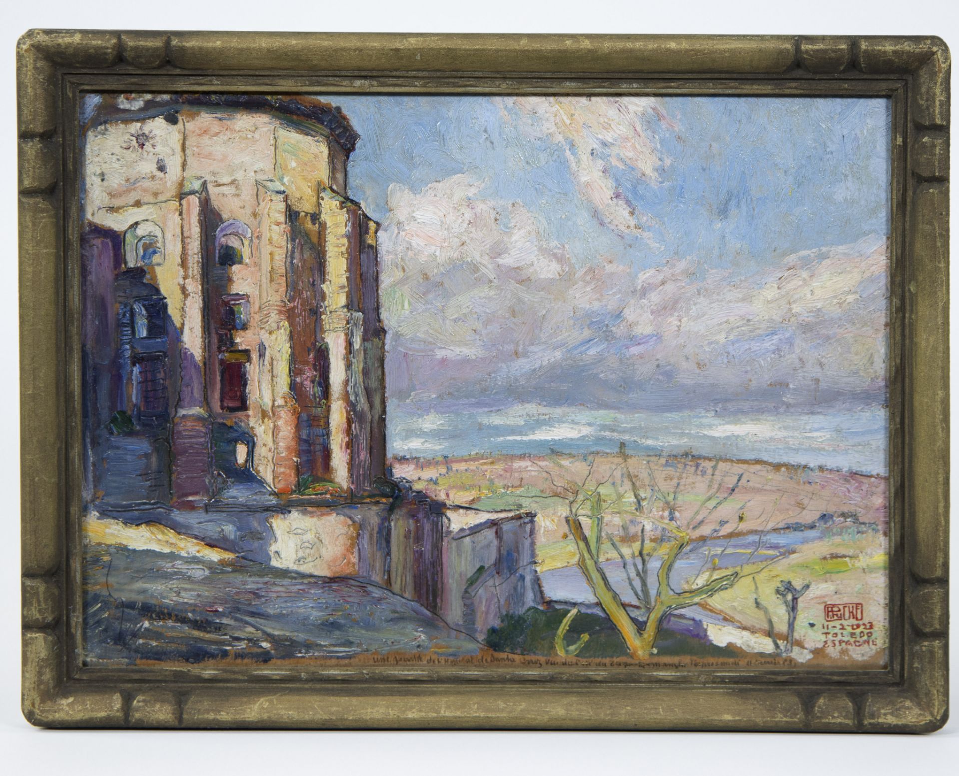 François PYCKE (1890-1960), oil on canvas Toledo 1923, signed - Image 2 of 4