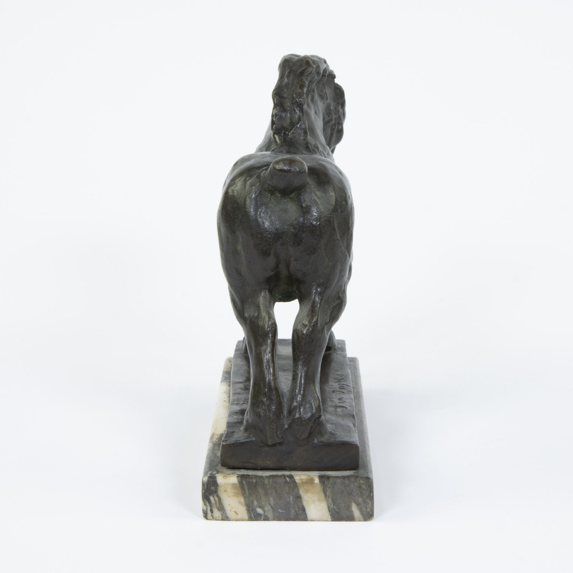 Domien INGELS (1881-1946), bronze horse, signed - Image 3 of 6