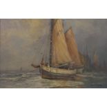 Albert Isidore DEVOS (1868-1950), oil on canvas Marine, signed