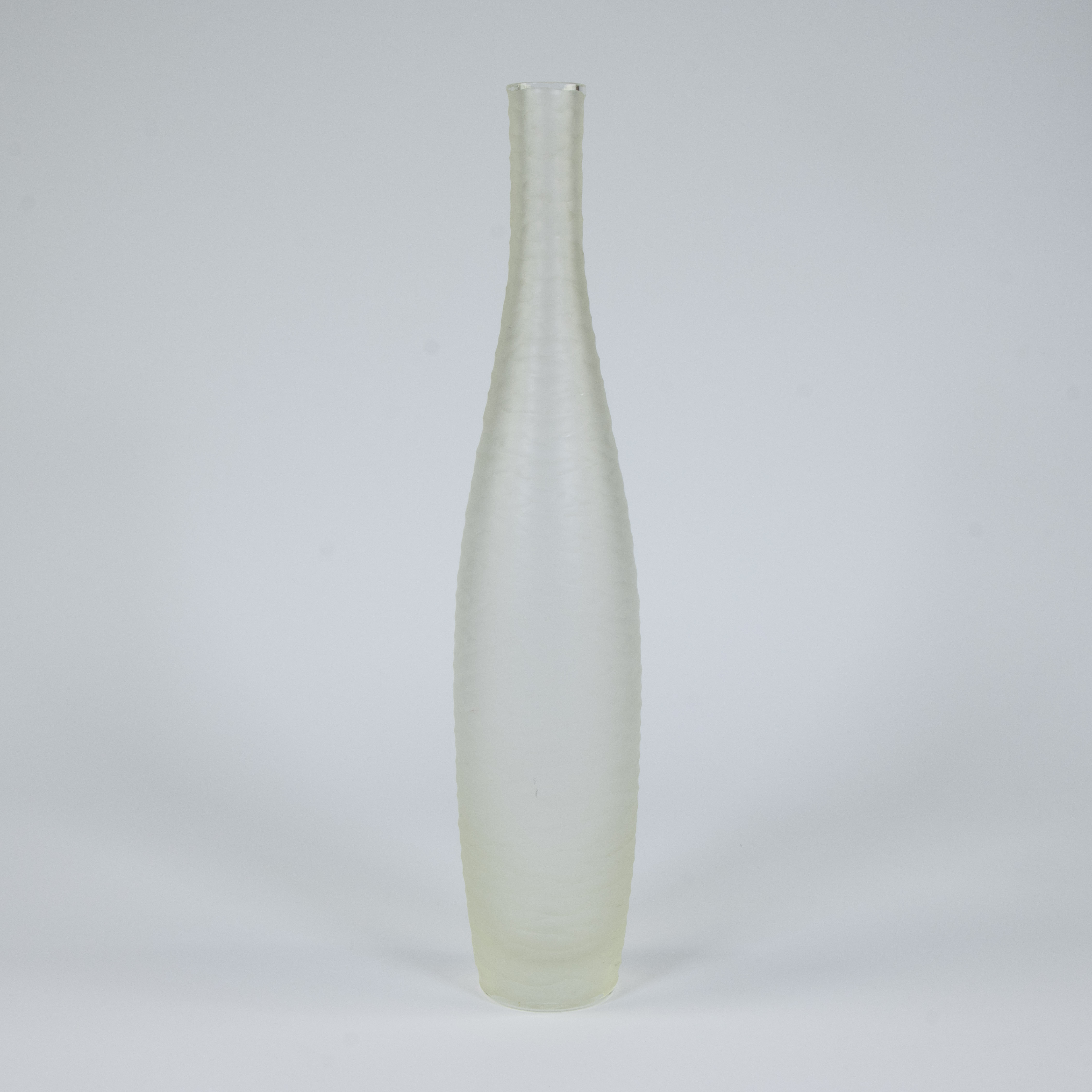 Alfredo BARBINI (1912-2007), Battuto vase in Murano glass, marked