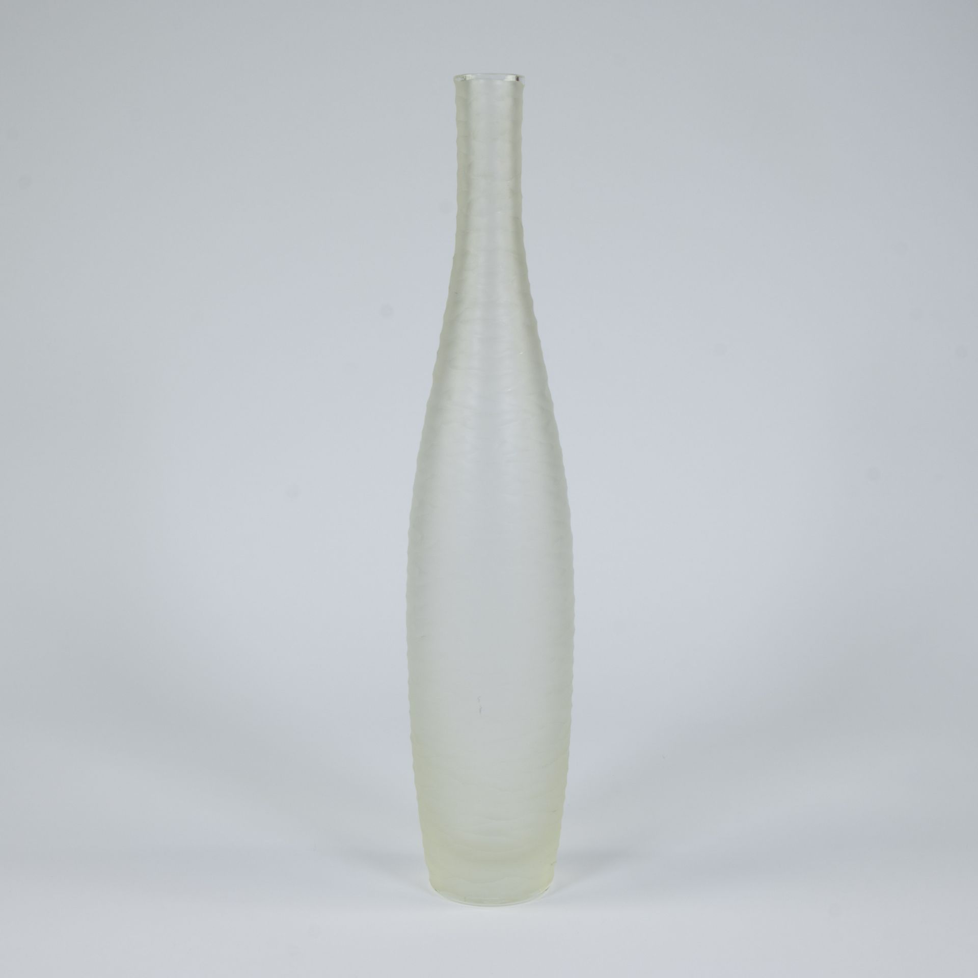 Alfredo BARBINI (1912-2007), Battuto vase in Murano glass, marked