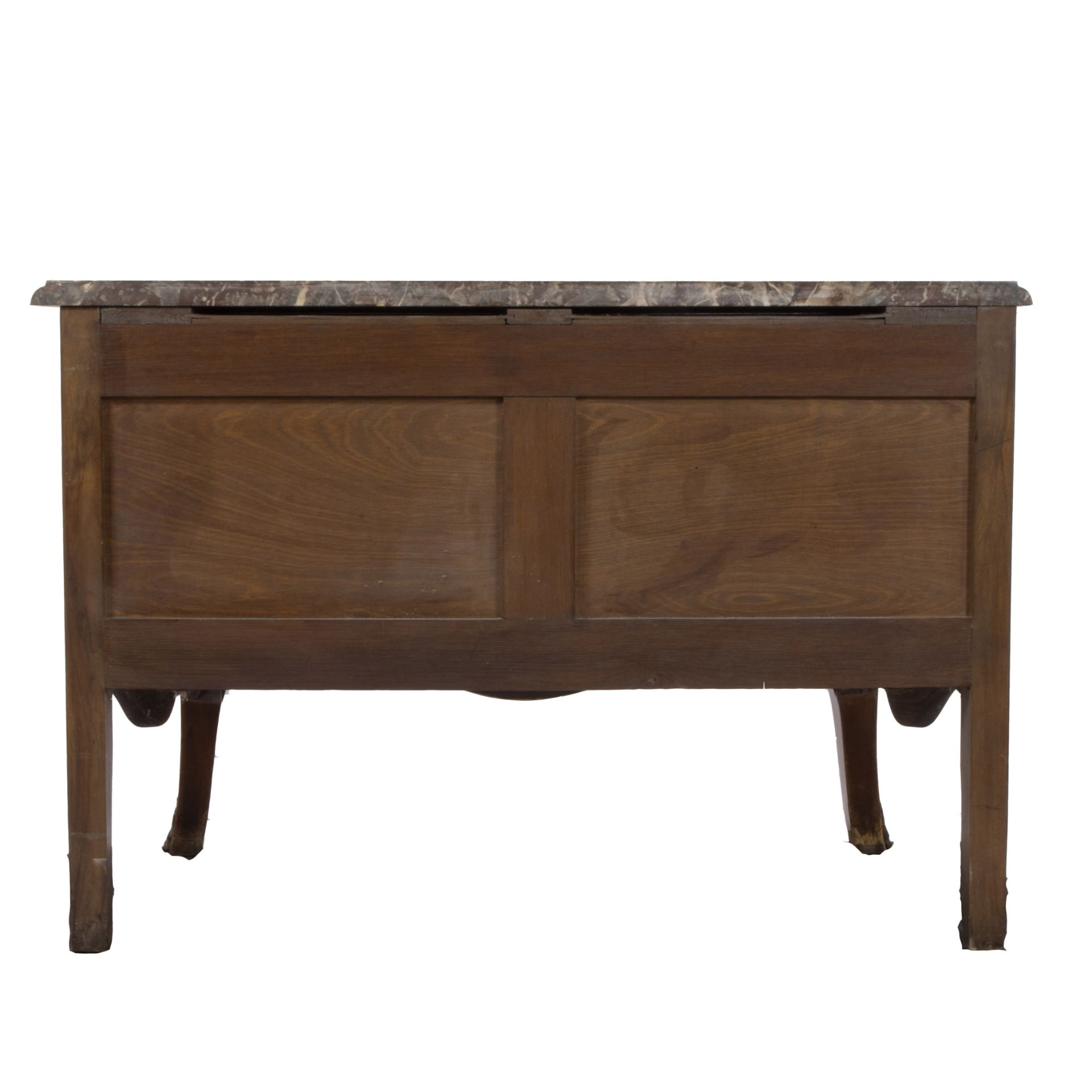 Louis XV style dresser with 2 drawers, bronze fittings and marble top - Bild 3 aus 5