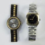 2 wristwatches, FERRARI Swiss made and Omega Seamaster