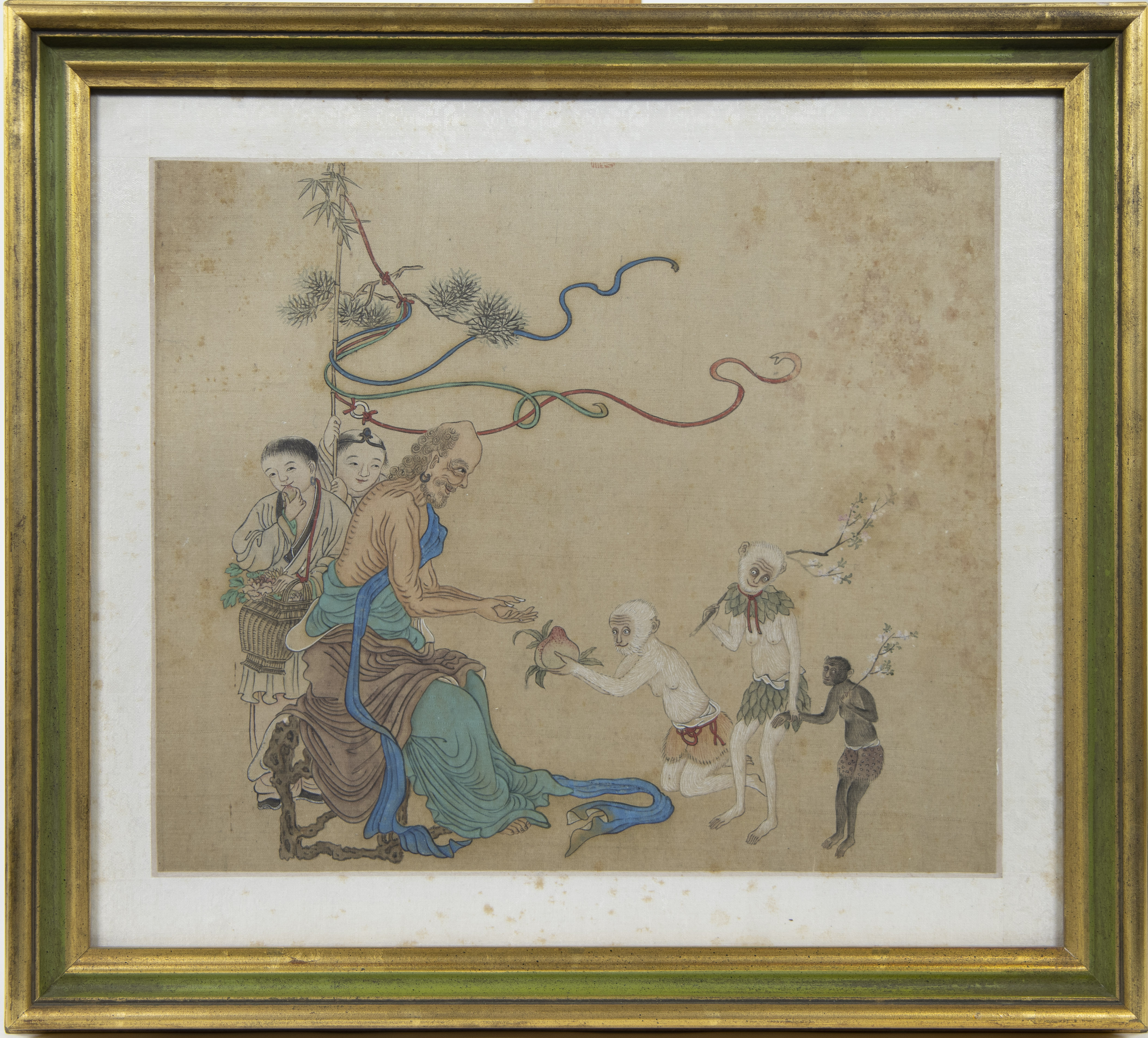 Set of 13 Chinese coloured drawings on silk, 19th century, some are signed - Image 4 of 17
