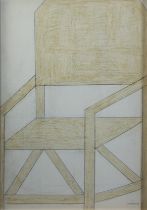 Philippe WEISBECKER (1942), lithograph Adirondack, numbered 22/35, signed and dated '05