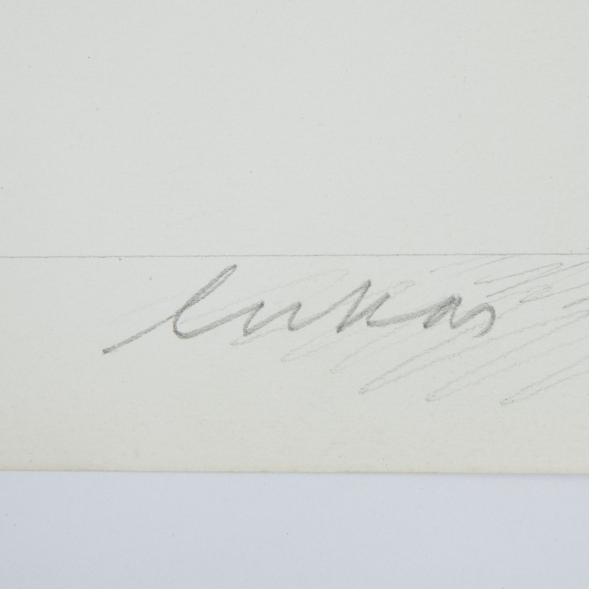 Lucas De Vuyst, a linocut and 2 watercolours, signed, added etching Miki VAN DER EECKEN - diploma Lu - Bild 6 aus 9