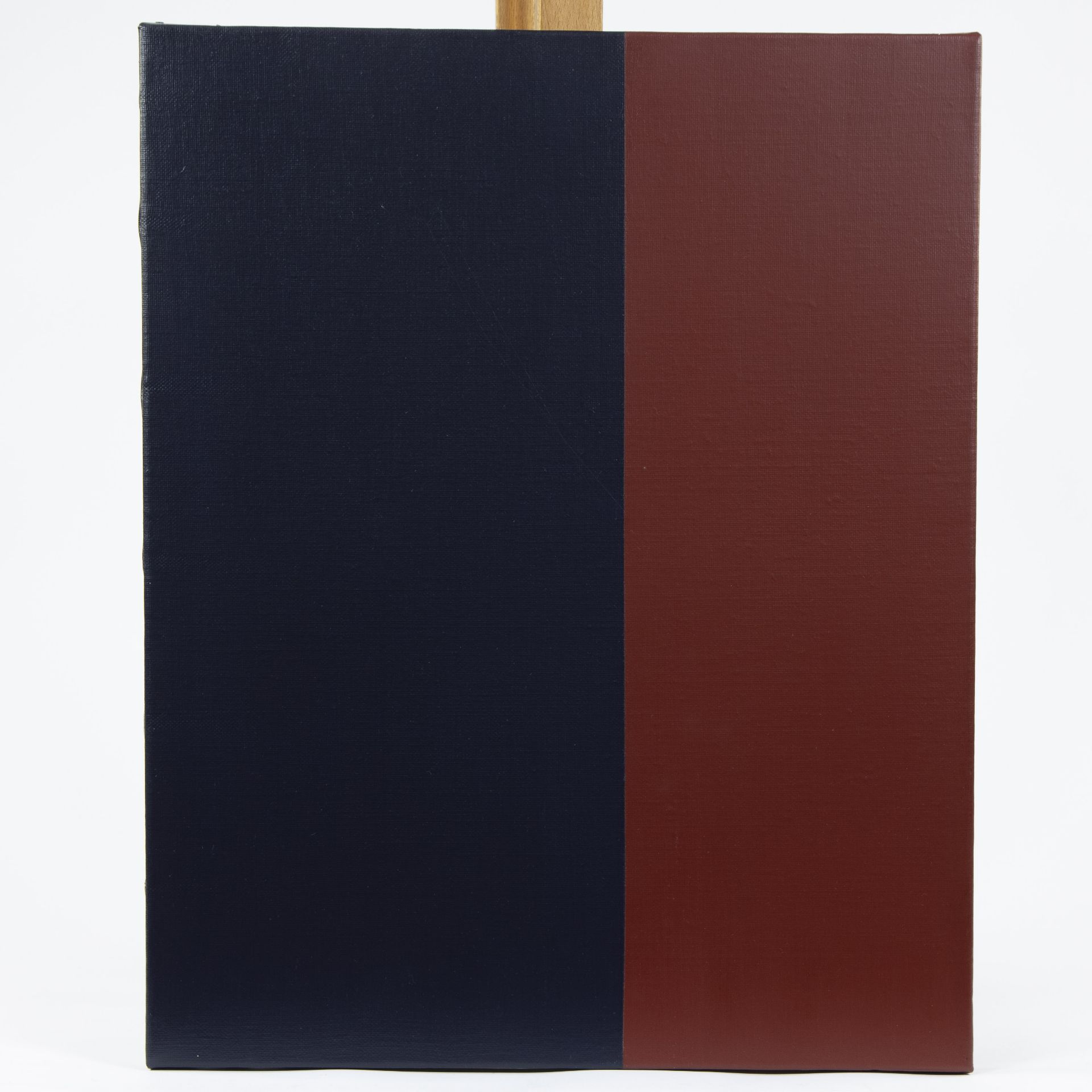 Amédée CORTIER (1921-1976), acrylic on canvas Blue-red, signed and dated 1973 - Image 2 of 4