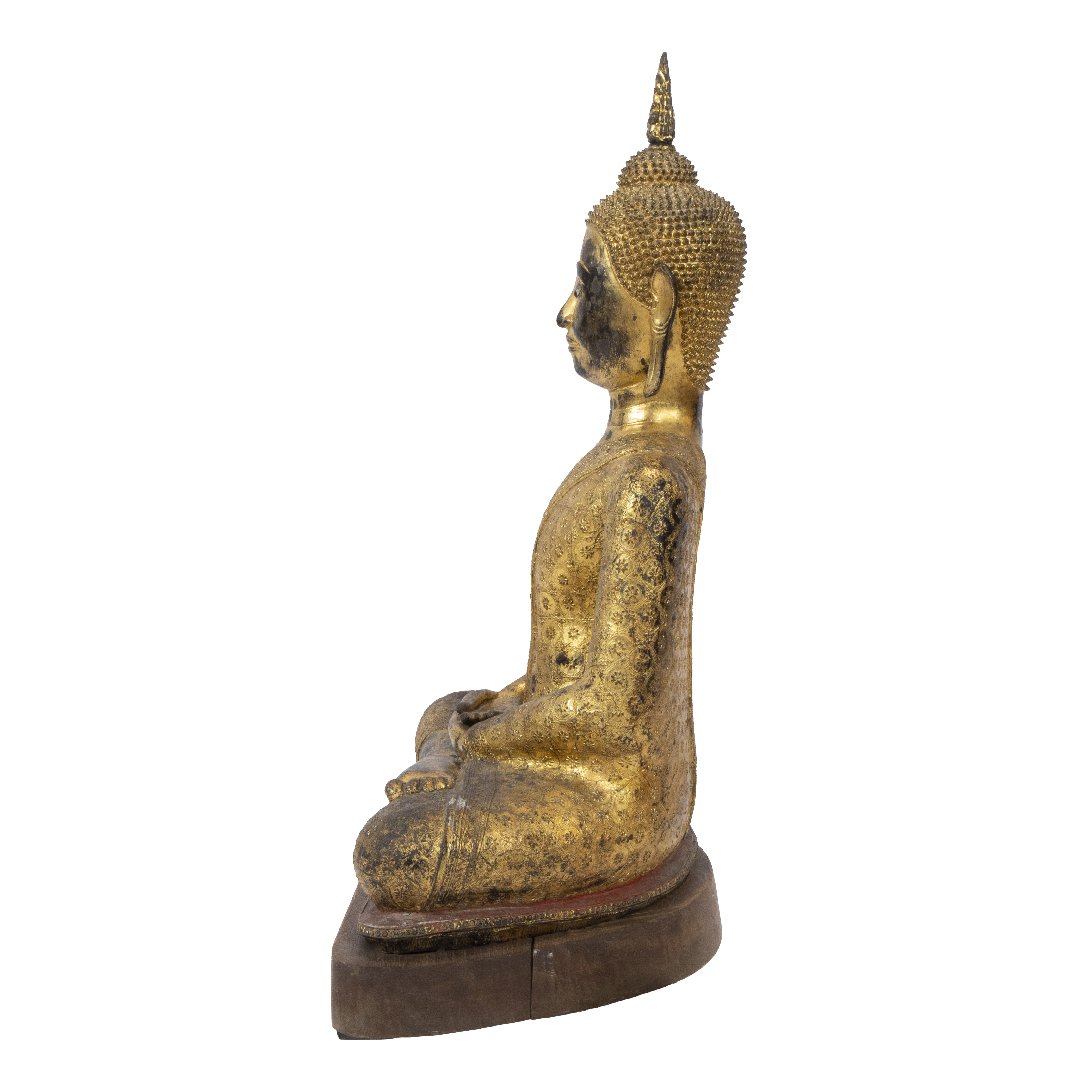 Rattanakosin gilded bronze Buddha, Thailand - Image 2 of 3