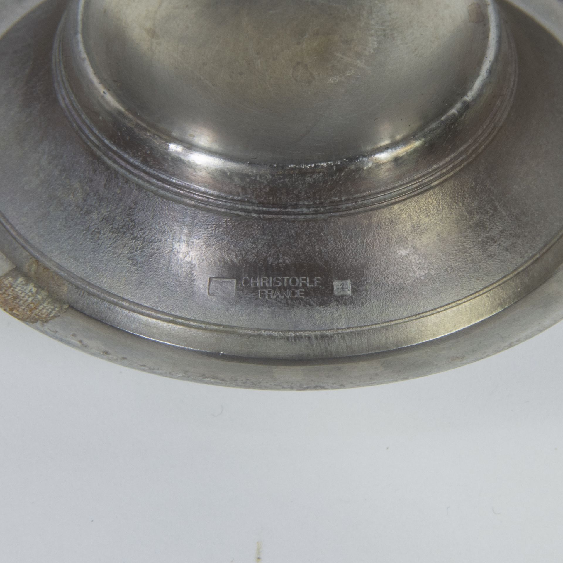 Christofle France Malmaison series, coffee and tea pot, sugar bowl and milk jug, marked - Image 5 of 5