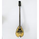 Handmade 8-string Greek bouzouki made of cherry wood