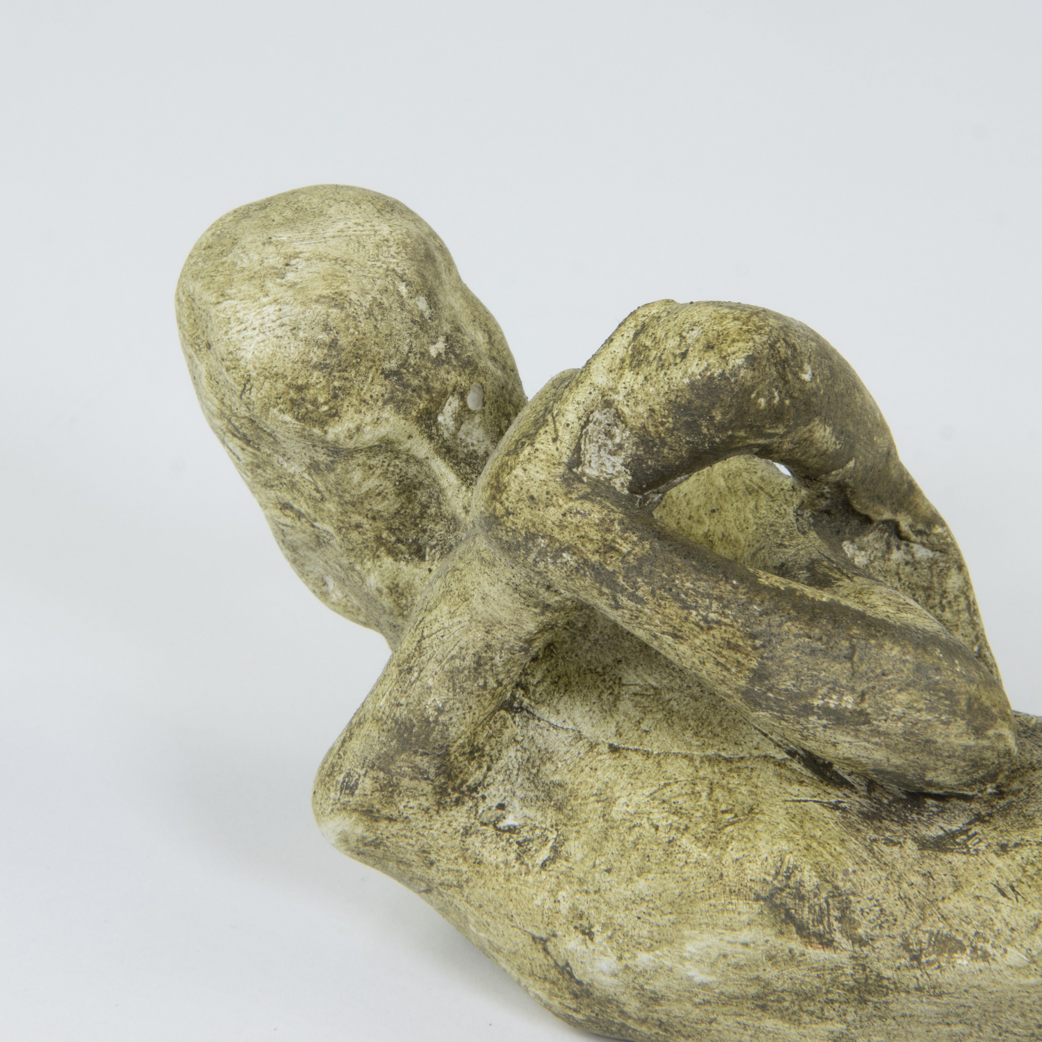 George MINNE (1866-1941), patinated plaster sculpture Le petit blessé, signed, posthumous edition - Image 7 of 8