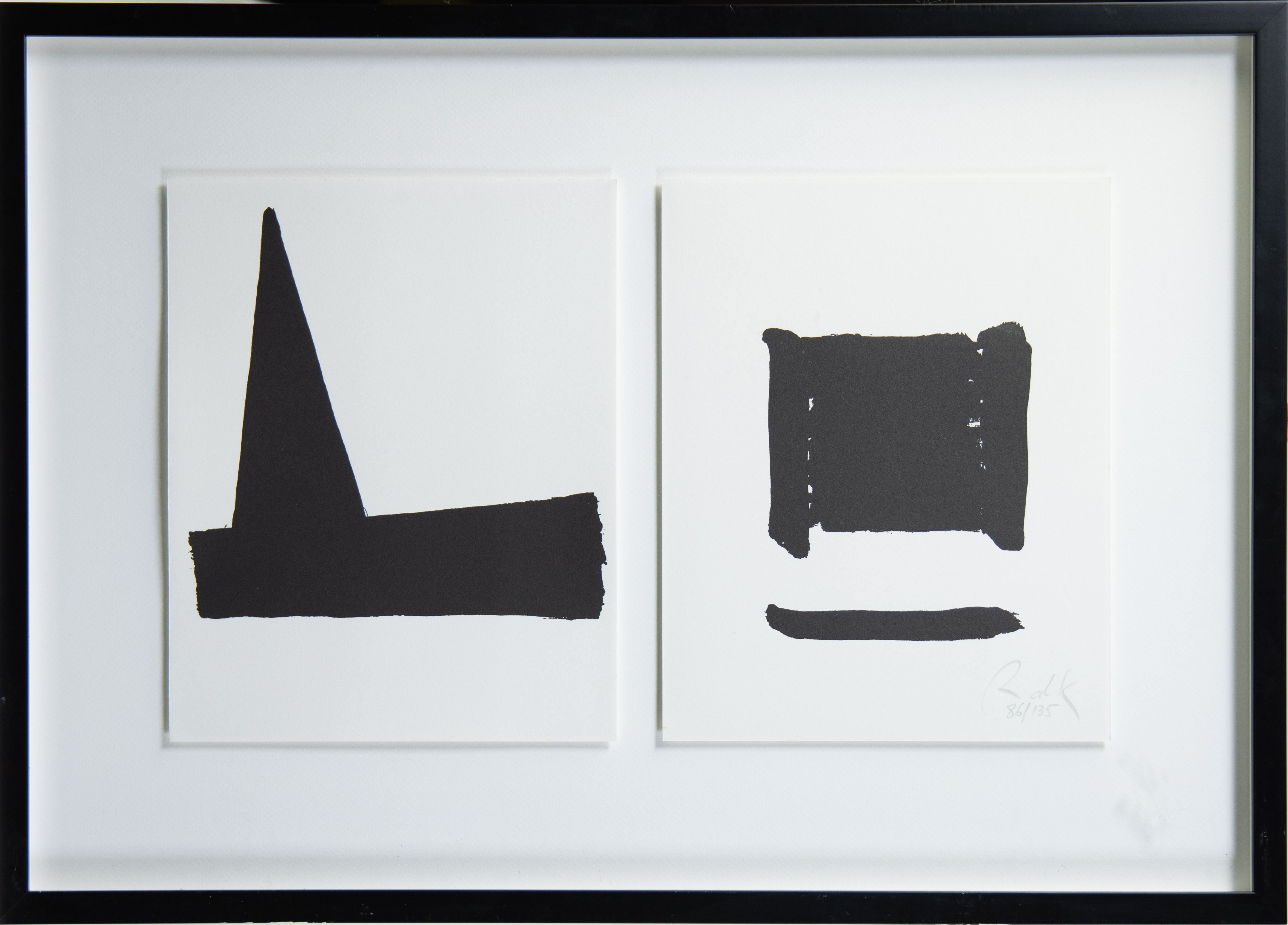 Raoul DE KEYSER (1930-2012), 2 lithographs '2 schilderijen', numbered 86/135 and monogrammed - Image 2 of 3