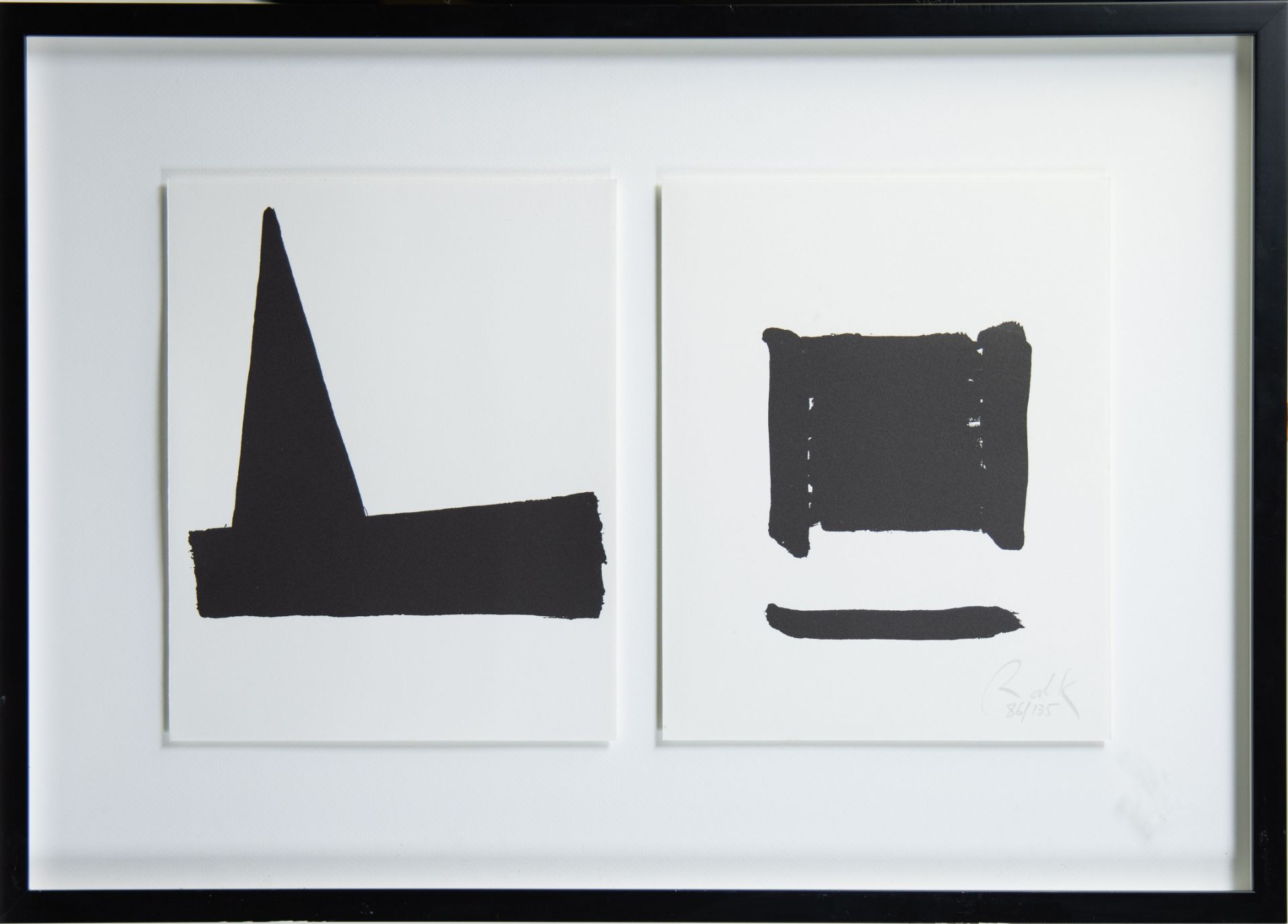 Raoul DE KEYSER (1930-2012), 2 lithographs '2 schilderijen', numbered 86/135 and monogrammed - Bild 2 aus 3