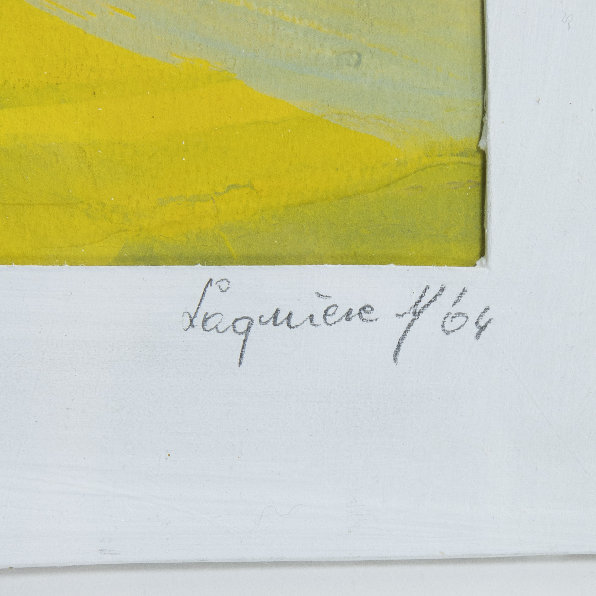 MARTINE LAQUIERE (Ghent), watercolour Untitled, 1/1, signed and dated 2004 - Image 3 of 4