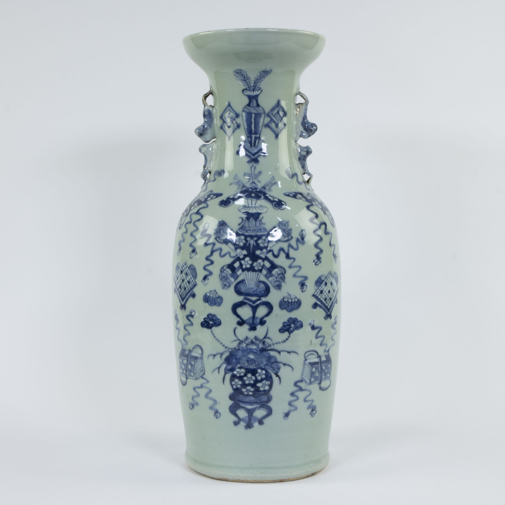 Chinese celadon vase, 19th century