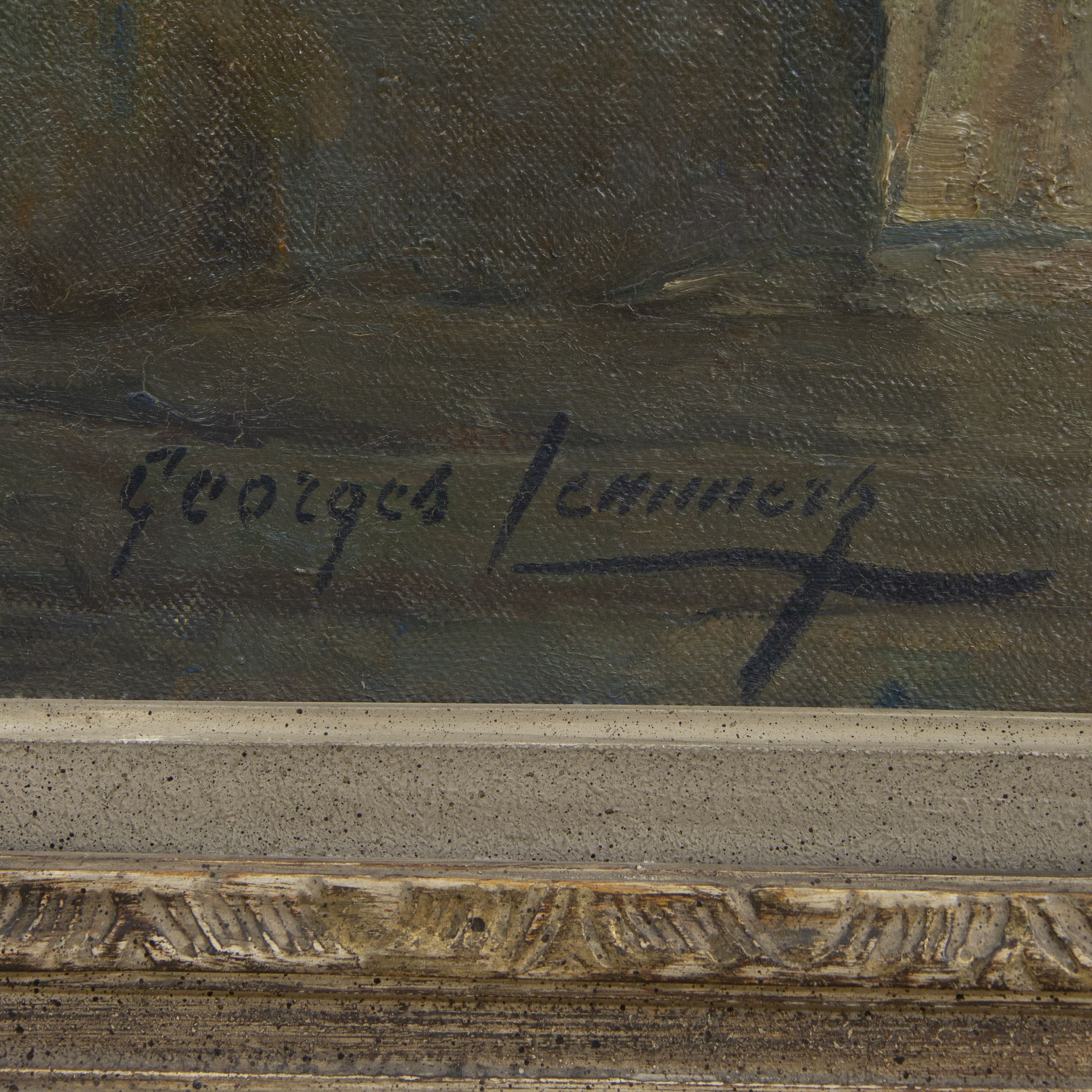 Georges LEMMERS (1871-1944), oil on canvas Southern view, signed - Image 3 of 5