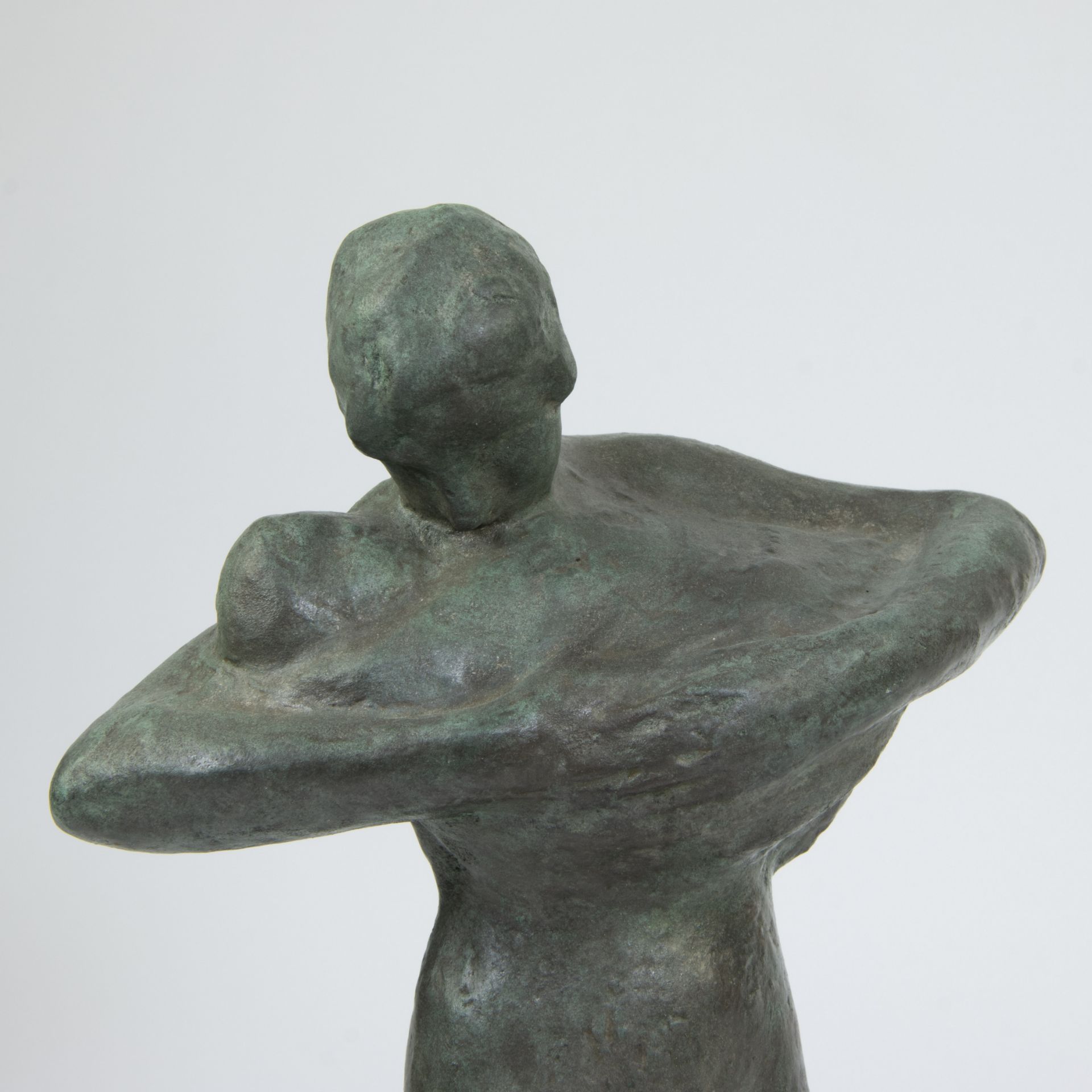 George MINNE (1866-1941), bronze Mother and child, signed and dated 1928 - Image 2 of 8