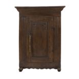 One-door cabinet in oak, 19th century