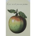 René MAGRITTE (1898-1967), lithograph 'Ceci n'est pas une pomme' 1964, numbered 154/275 and bearing