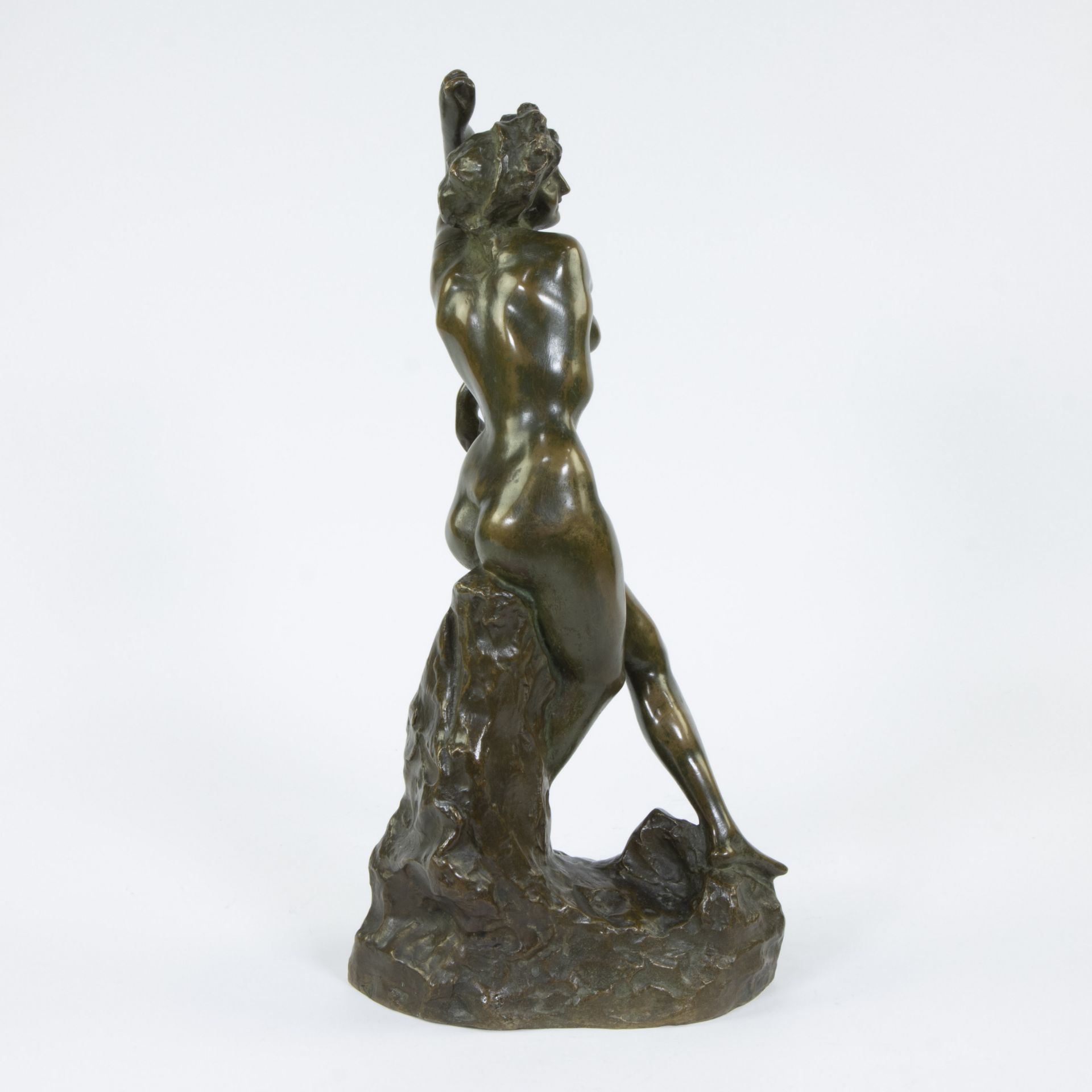 Jef LAMBEAUX (1852-1908), bronze sculpture of female nude, signed - Bild 4 aus 7
