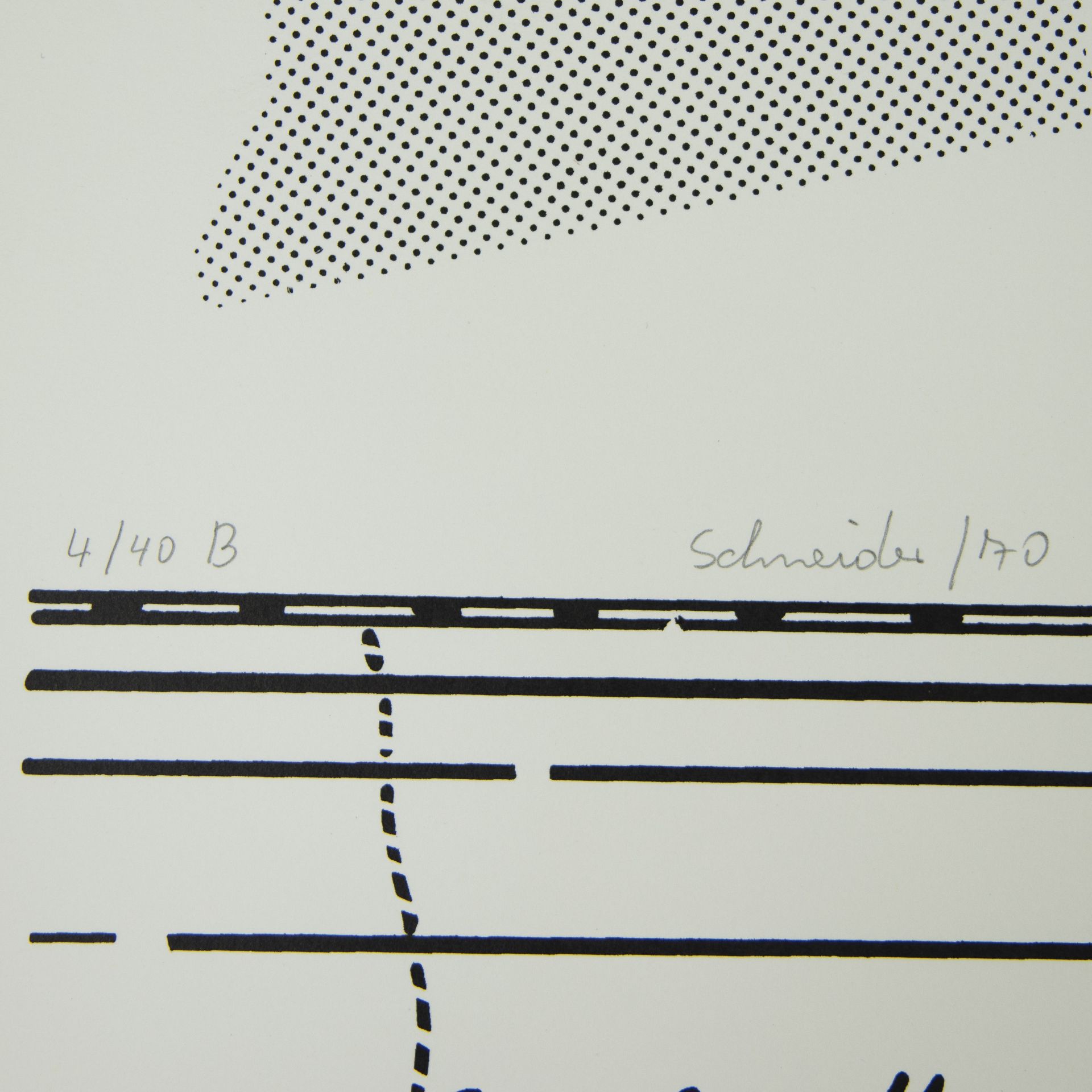 Jurgen SCHNEIDER (1941), 2 silkscreen prints, numbered, signed and dated '70 and '71 - Bild 3 aus 6