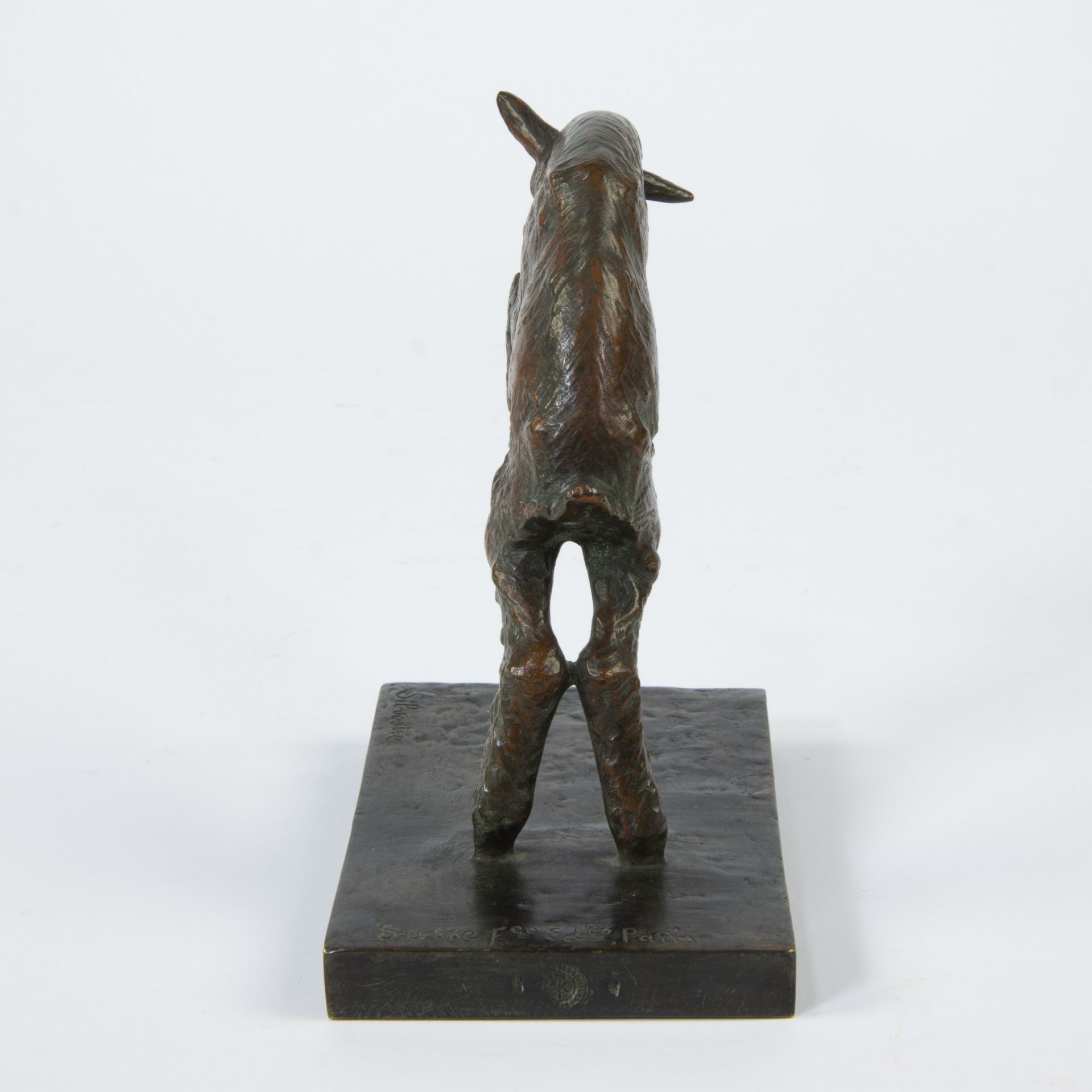 Paul SILVESTRE (1884-1976), bronze goat, signed Sylvestre, Sus Frères Edition Paris and foundry init - Bild 3 aus 7